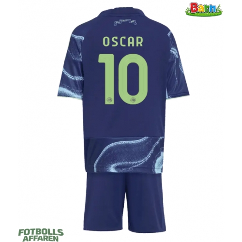 Ajax Oscar Gloukh #10 Bortaställ Barn 2025-26 Kortärmad (+ Korta byxor)